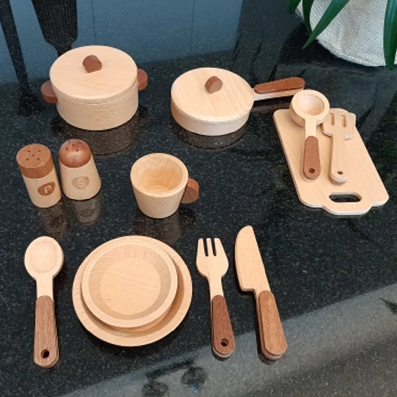 Montessori Wooden Kitchen Toy