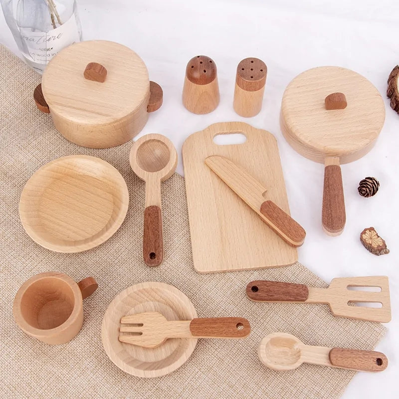 Montessori Wooden Kitchen Toy