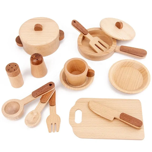 Montessori Wooden Kitchen Toy