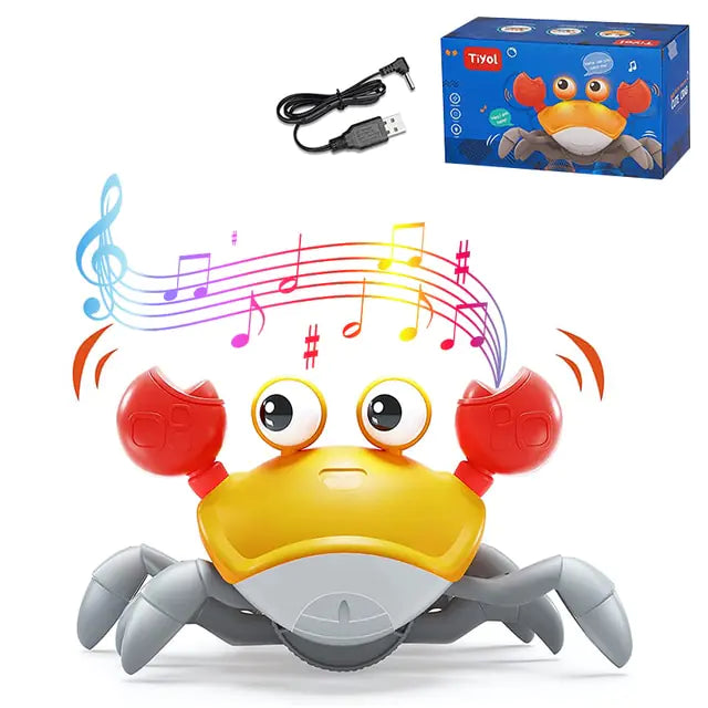 Cute Sensing Crawling Crab Baby Toys