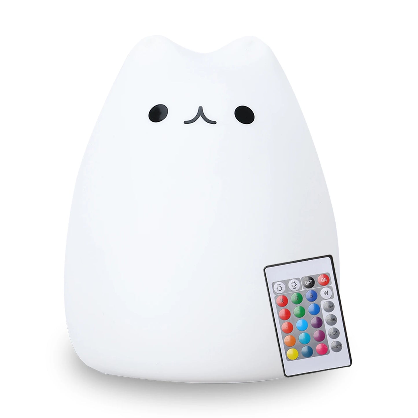 Touch Sensor Remote Cat Night Lamp