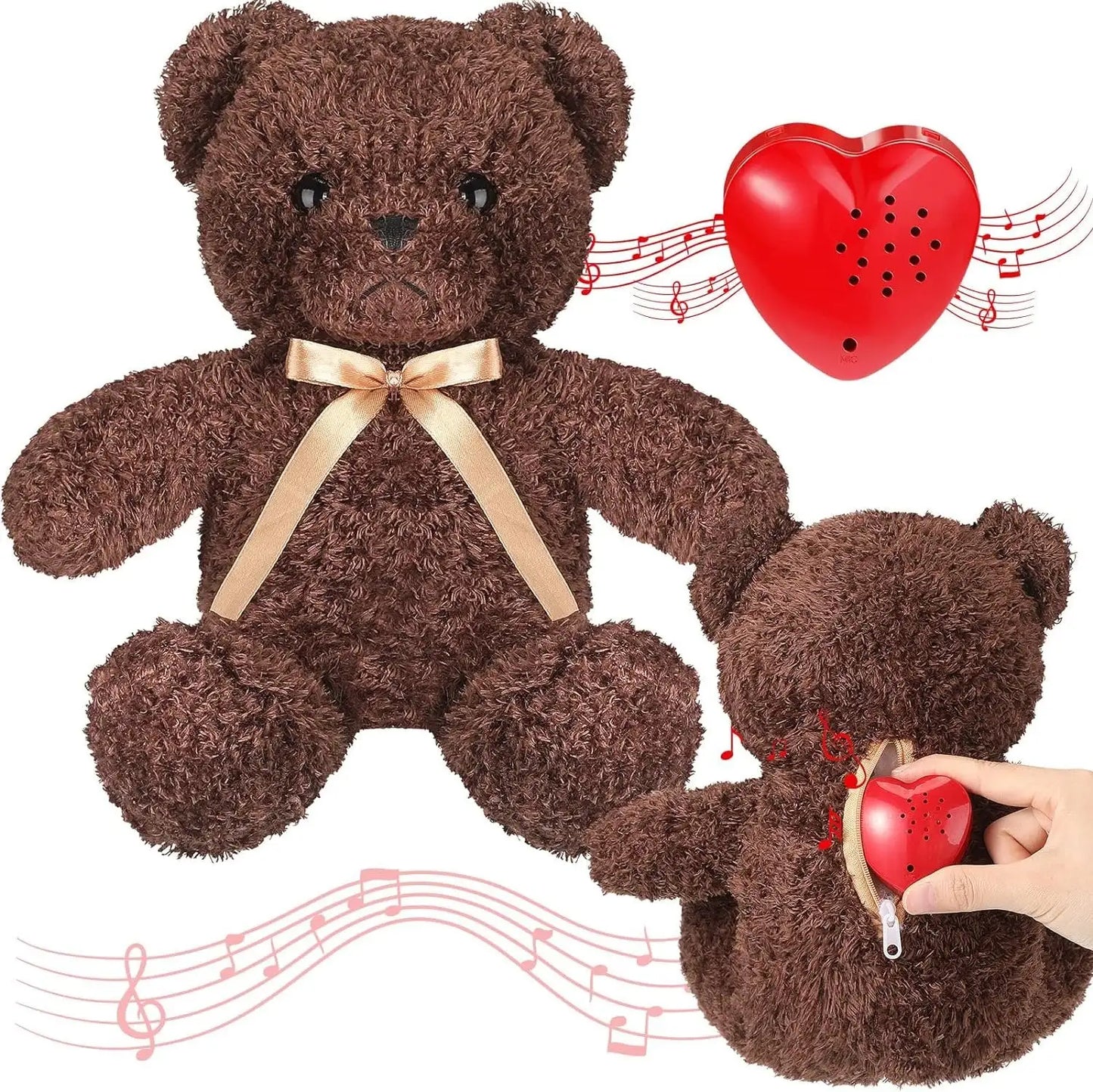 Plush Toy Simulated Heartbeat Music Sound Box