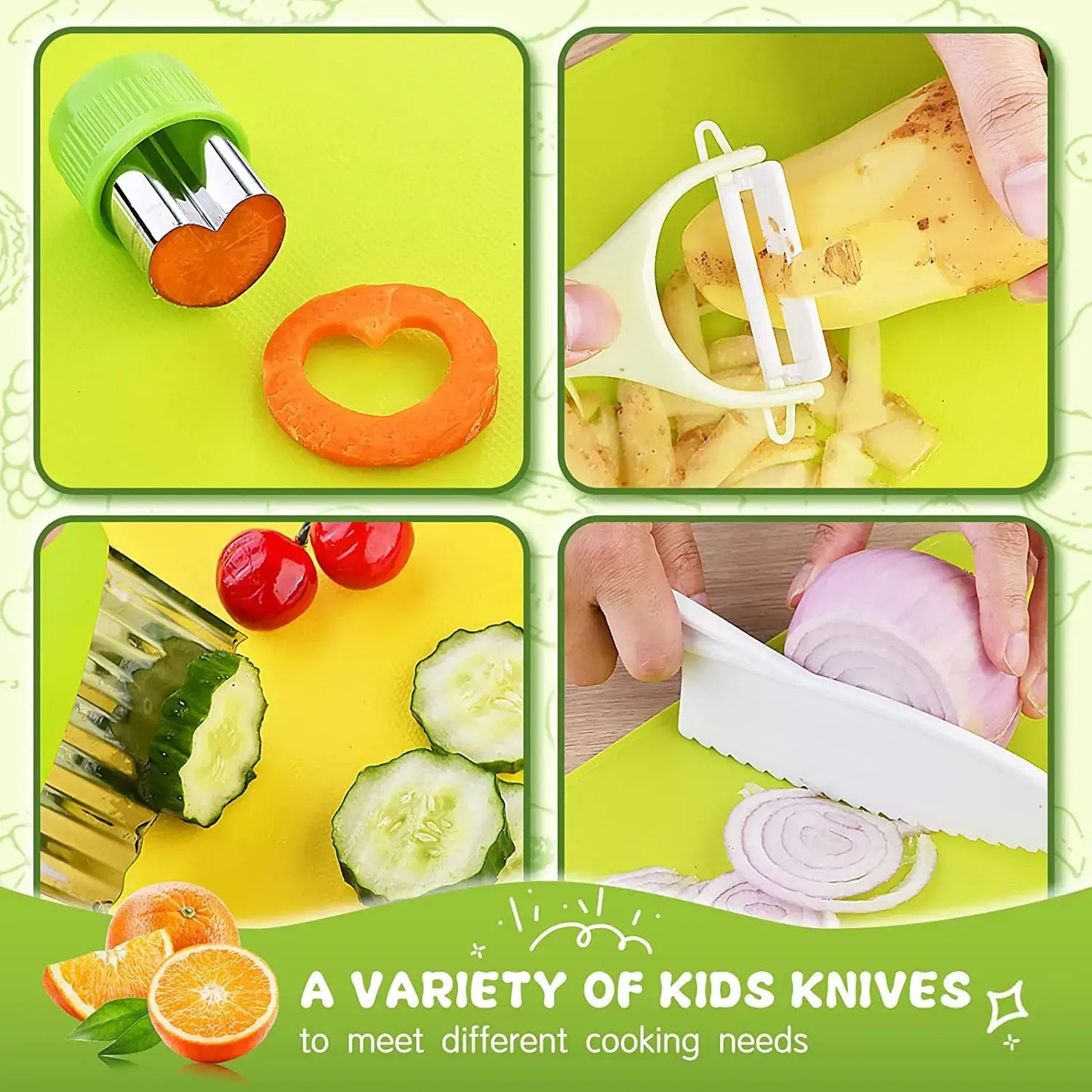 13 Pieces Montessori Kitchen Tools for Toddlers