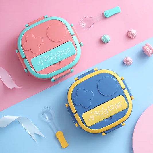 Portable Stainless Steel Insulated Lunch Box for Kids